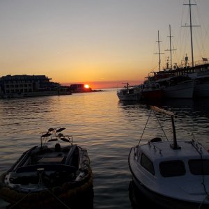 Insel Brac > Postira > Sonnenuntergang