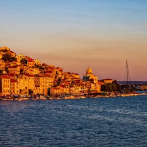 Sibenik goldene Stunde