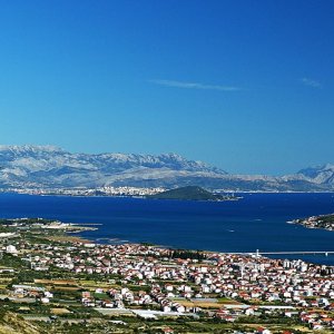 Blick auf die Bucht von Split