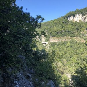 Istrien: Rabac > Brücke zwischen Labin und Rabac
