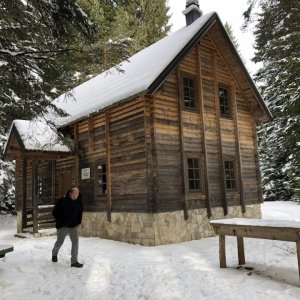 Hütte für Wanderer